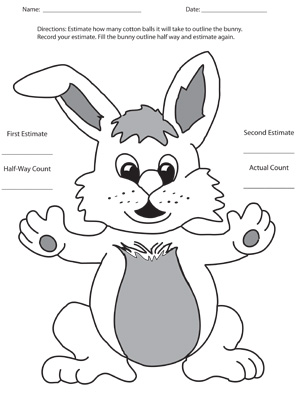 Bunny Estimation - Printable