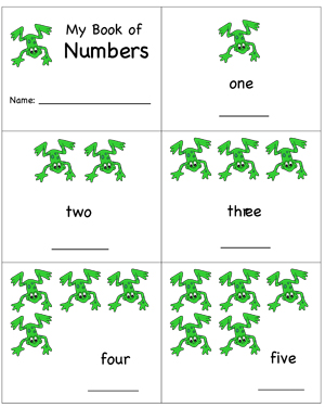 My Book of Numbers - Frogs - Preview 1