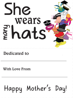 Mother's Day Booklet - She Wears Many Hats - Preview 1