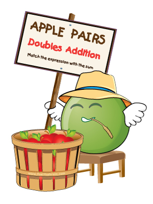Apple Pairs - Doubles Addition - Preview 2