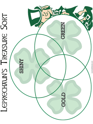 Leprechaun Treasure Sort - Printable