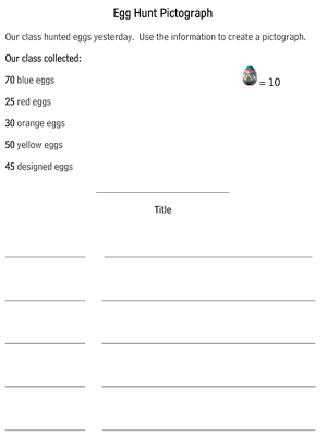 Egg Hunt Pictograph