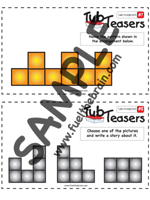 Cube Arrangement Task Cards