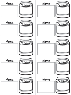 Estimation Jar Slips - Preview 1