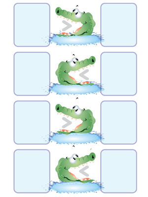 Gator Grab Comparison - Printable